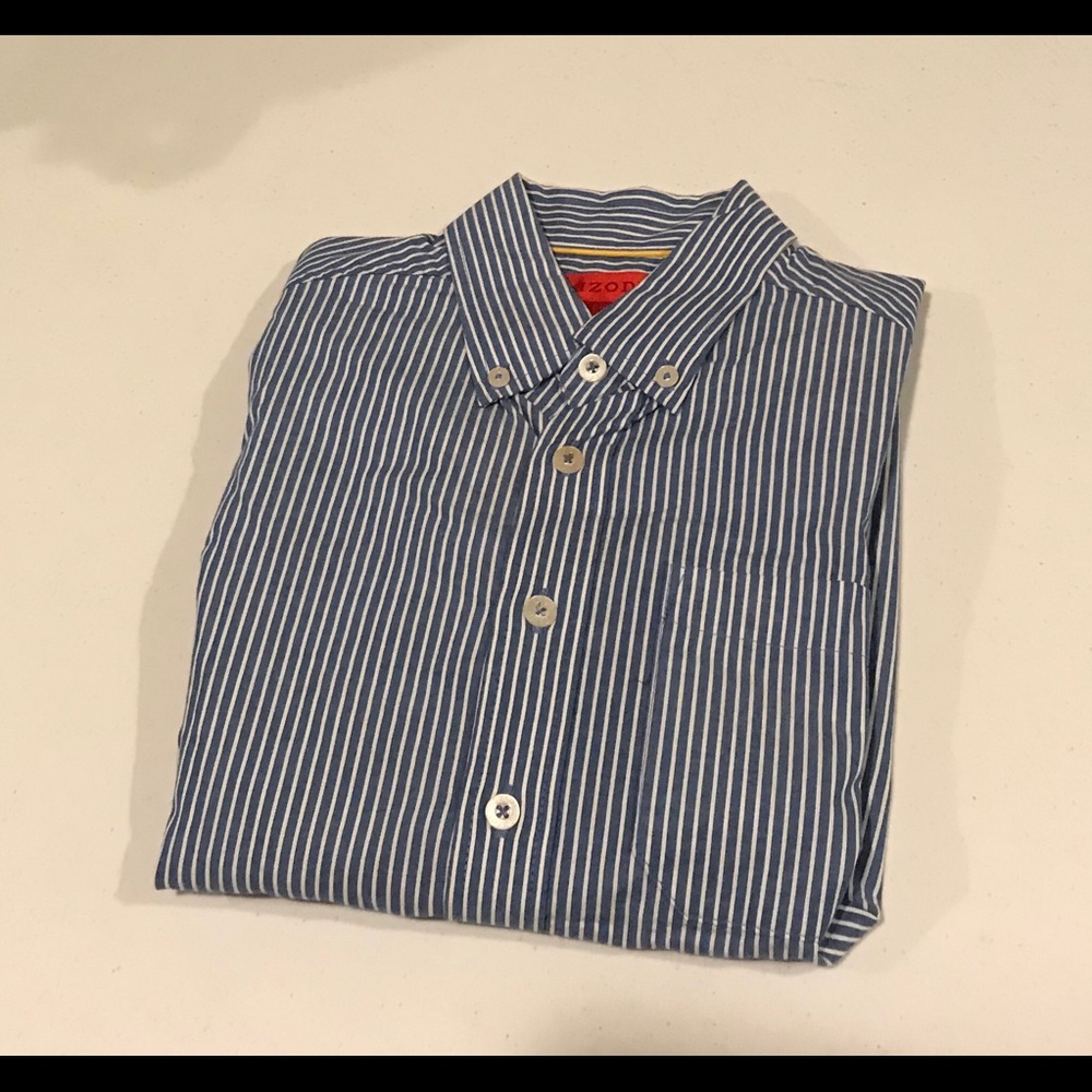 Izod Button Down Shirt Boys Size 8